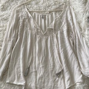 White peasant blouse - large
